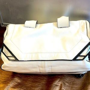 Boikier white leather handbag